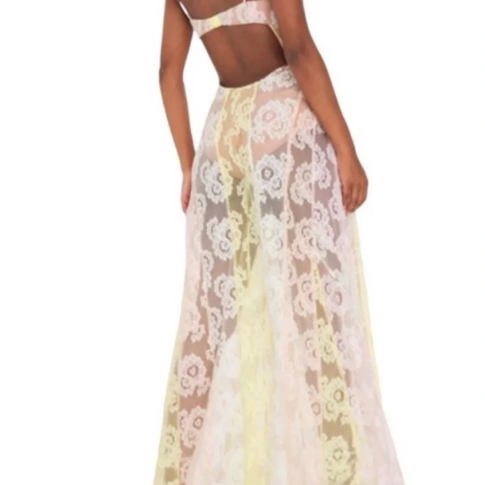 For Love and Lemons Blossom Maxi Dress NWT Size Medium - Picture 4 of 7